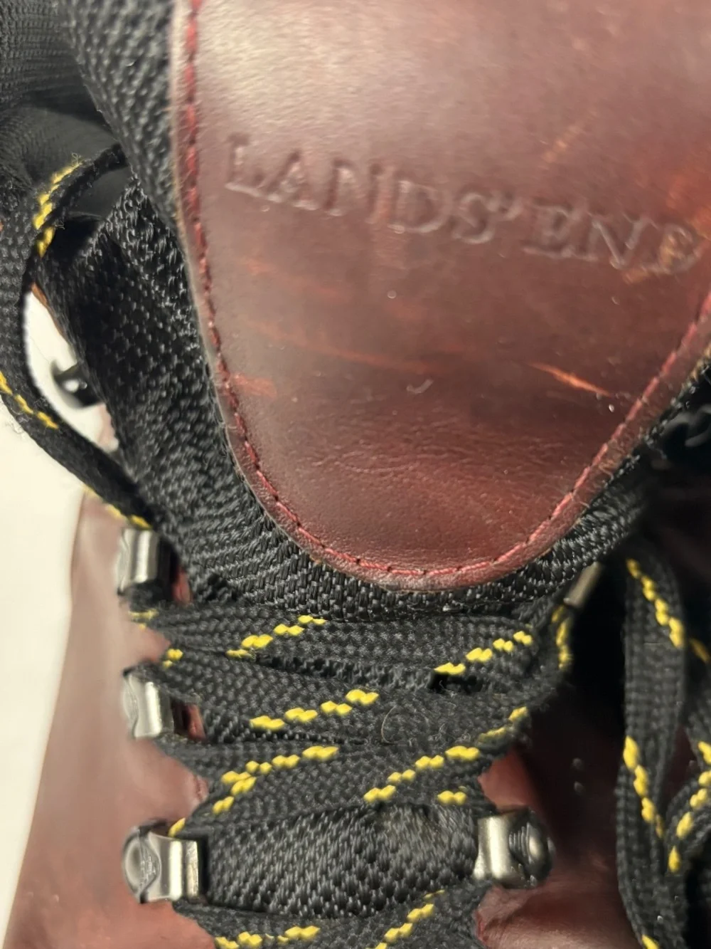 Lands' End, ‎Waterproof, Leather, Hiking Boots, Brown, Outdoor/Work, Trail, walk